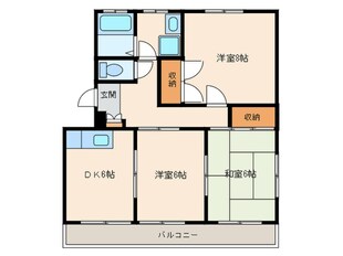 ビラ上野の物件間取画像